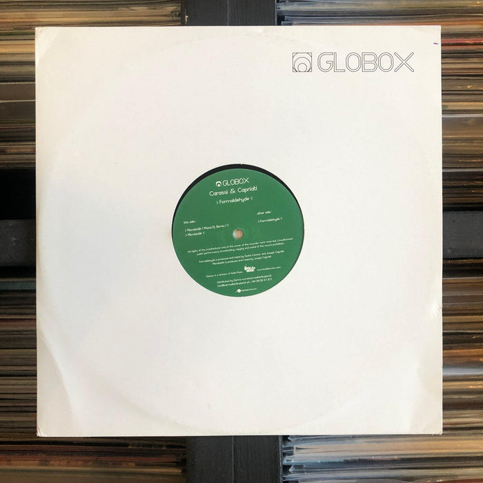 Carassi & Capriati - Formaldehyde - 12" Vinyl. This is a product listing from Released Records Leeds, specialists in new, rare & preloved vinyl records.