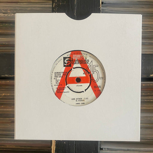 James Carr - Love Attack / Coming Back To Me Baby - 7" Vinyl (Promo)- 21.12.23