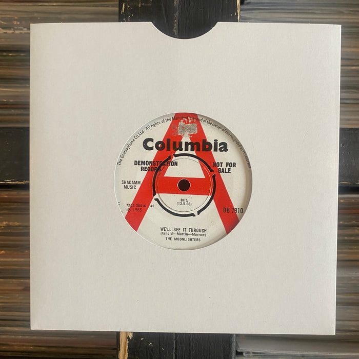 The Moonlighters - We'll See It Through - 7" Vinyl (Promo) - 21.12.23