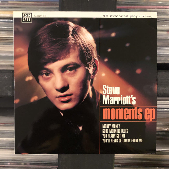 Steve Marriott - Moments EP - 7". This is a product listing from Released Records Leeds, specialists in new, rare & preloved vinyl records.