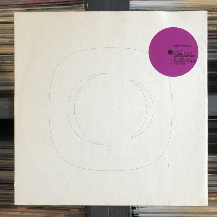 Sabre, Stray And Halogenix - Oblique / St. Clair - 12" Vinyl. This is a product listing from Released Records Leeds, specialists in new, rare & preloved vinyl records.