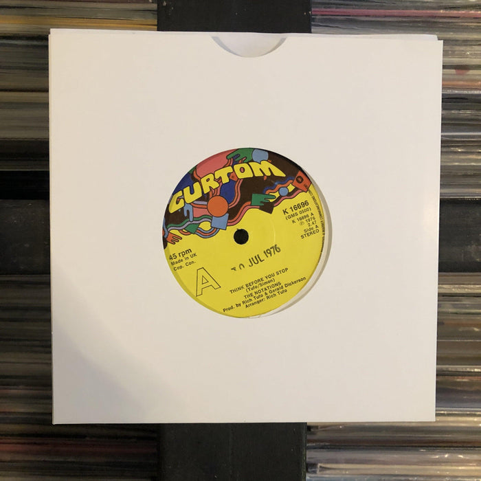 The Notations - Think Before You Stop - 7" Vinyl. This is a product listing from Released Records Leeds, specialists in new, rare & preloved vinyl records.