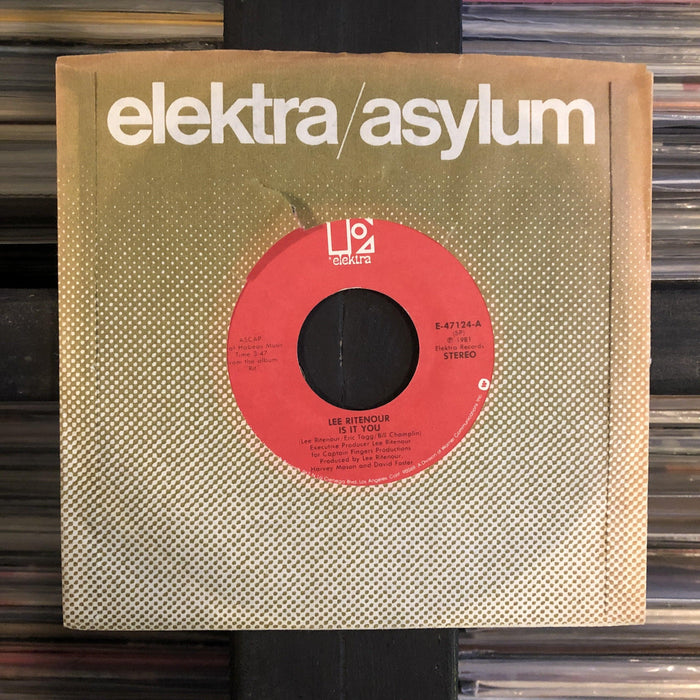 Lee Ritenour - Is It You / Countdown (Captain Fingers) - 7" Vinyl. This is a product listing from Released Records Leeds, specialists in new, rare & preloved vinyl records.