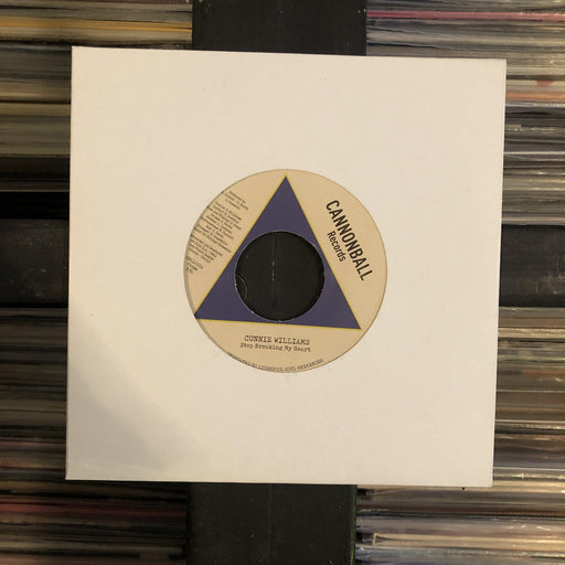 Cunnie Williams - Stop Breaking My Heart - 7" Vinyl. This is a product listing from Released Records Leeds, specialists in new, rare & preloved vinyl records.