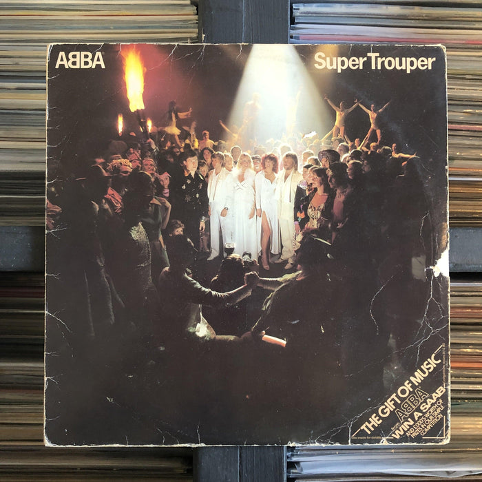 ABBA - Super Trouper - Vinyl LP. This is a product listing from Released Records Leeds, specialists in new, rare & preloved vinyl records.