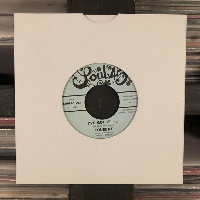 Tolbert - I've Got It - 7" Vinyl. This is a product listing from Released Records Leeds, specialists in new, rare & preloved vinyl records.