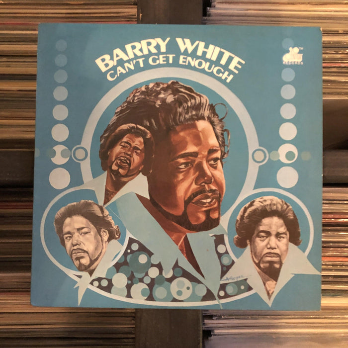 Barry White - Can't Get Enough. This is a product listing from Released Records Leeds, specialists in new, rare & preloved vinyl records.