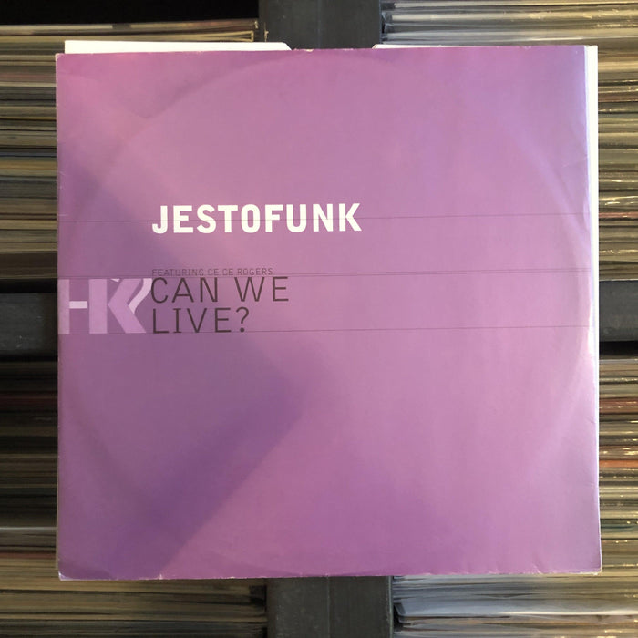 Jestofunk Featuring Ce Ce Rogers - Can We Live? - 12" Vinyl. This is a product listing from Released Records Leeds, specialists in new, rare & preloved vinyl records.