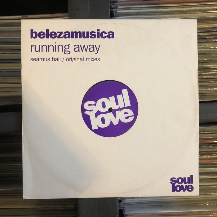 Belezamusica - Running Away - 12" Vinyl. This is a product listing from Released Records Leeds, specialists in new, rare & preloved vinyl records.