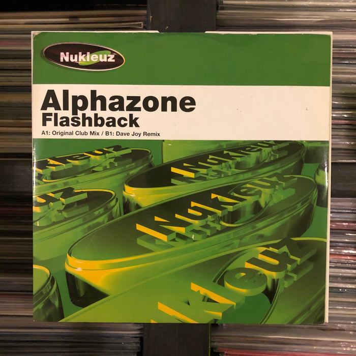 Alphazone ‎- Flashback - 12" Vinyl. This is a product listing from Released Records Leeds, specialists in new, rare & preloved vinyl records.