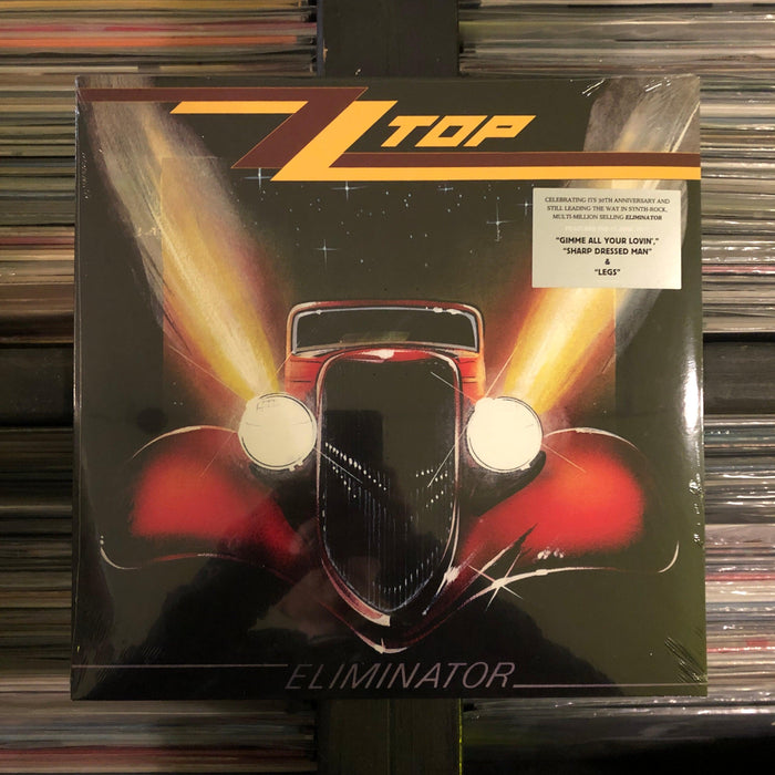 ZZ Top - Eliminator - Vinyl LP. This is a product listing from Released Records Leeds, specialists in new, rare & preloved vinyl records.