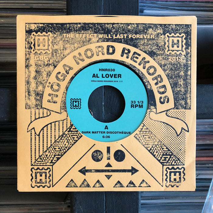 Al Lover - Dark Matter Discothéque / Mark E. Moon - 7" Vinyl. This is a product listing from Released Records Leeds, specialists in new, rare & preloved vinyl records.