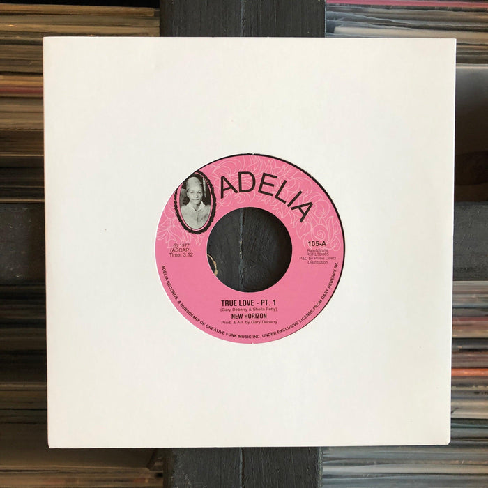 New Horizon - True Love (Pt. 1 & 2) - 7" Vinyl. This is a product listing from Released Records Leeds, specialists in new, rare & preloved vinyl records.