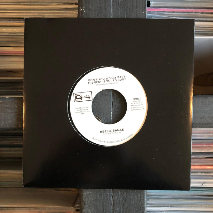 Bessie Banks - Don't You Worry Baby The Best Is Yet To Come - 7" Vinyl. This is a product listing from Released Records Leeds, specialists in new, rare & preloved vinyl records.