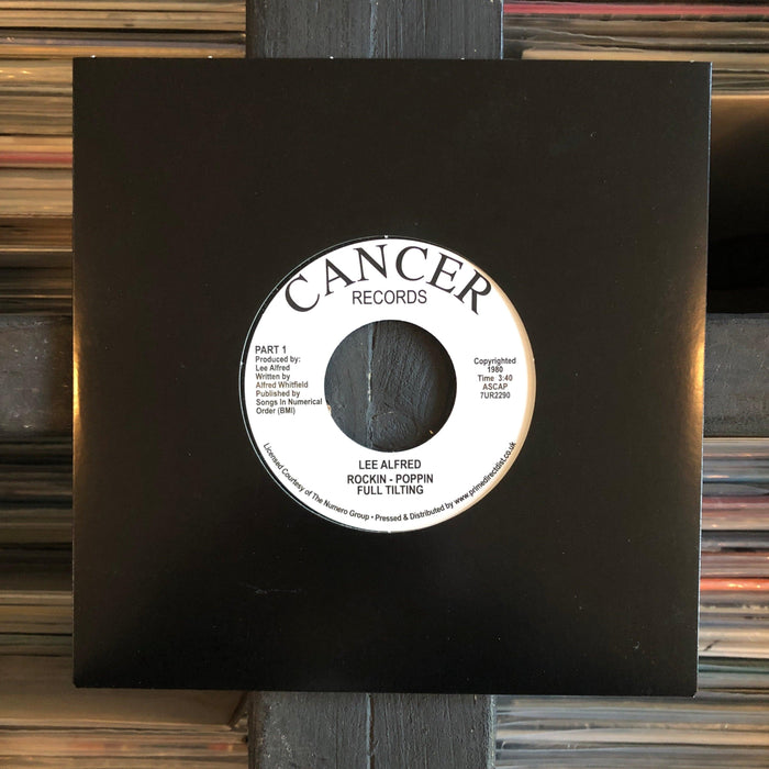 Lee Alfred - Rockin - Poppin Full Tilting - 7" Vinyl. This is a product listing from Released Records Leeds, specialists in new, rare & preloved vinyl records.