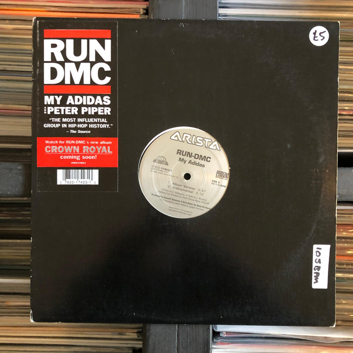 Run-DMC - My Adidas / Peter Piper - 12" Vinyl. This is a product listing from Released Records Leeds, specialists in new, rare & preloved vinyl records.