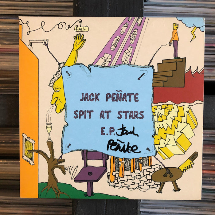 Jack Peñate - Spit At Stars E.P. - 7" Vinyl Signed. This is a product listing from Released Records Leeds, specialists in new, rare & preloved vinyl records.
