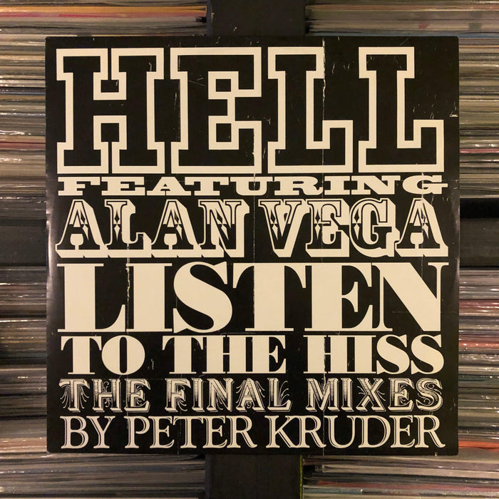 Hell - Listen To The Hiss (Mixes By Peter Kruder) - 12" Vinyl. This is a product listing from Released Records Leeds, specialists in new, rare & preloved vinyl records.