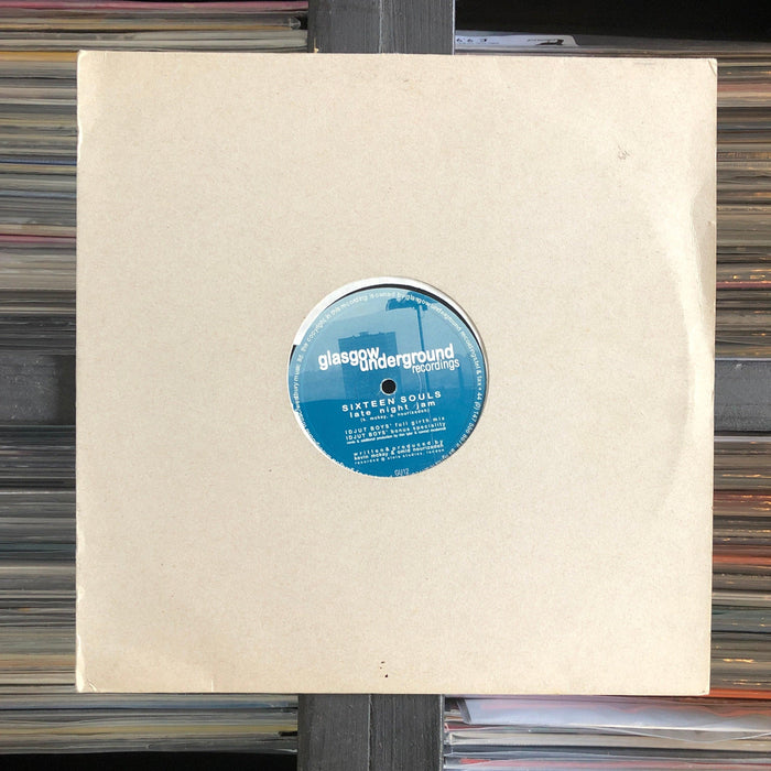 Sixteen Souls - On My Mind / Late Night Jam (Remixes). This is a product listing from Released Records Leeds, specialists in new, rare & preloved vinyl records.