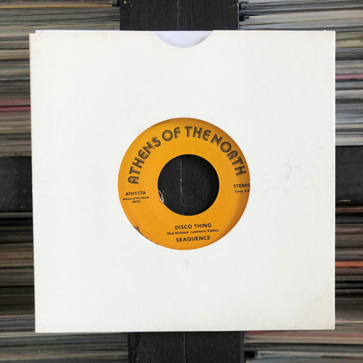 Seaquence - Disco Thing / Your Love - 7" Vinyl. This is a product listing from Released Records Leeds, specialists in new, rare & preloved vinyl records.