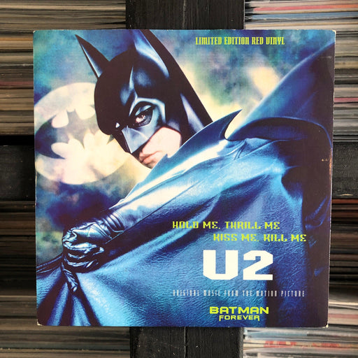 U2 - Hold Me, Thrill Me, Kiss Me, Kill Me (Original Music From The Motion Picture Batman Forever) - 7" Red Vinyl - Released Records