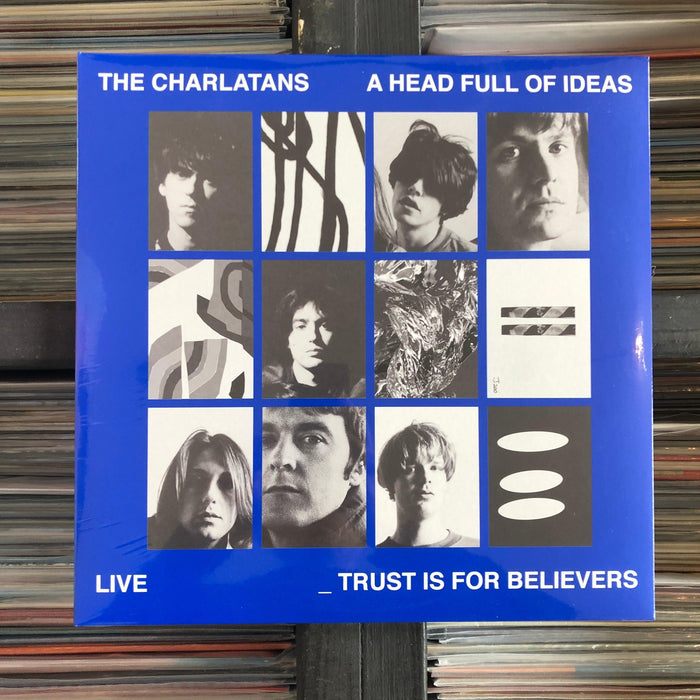 The Charlatans - A Head Full Of Ideas / Live _ Trust Is For Believers - 2 x Vinyl LP - 13.05.22. This is a product listing from Released Records Leeds, specialists in new, rare & preloved vinyl records.