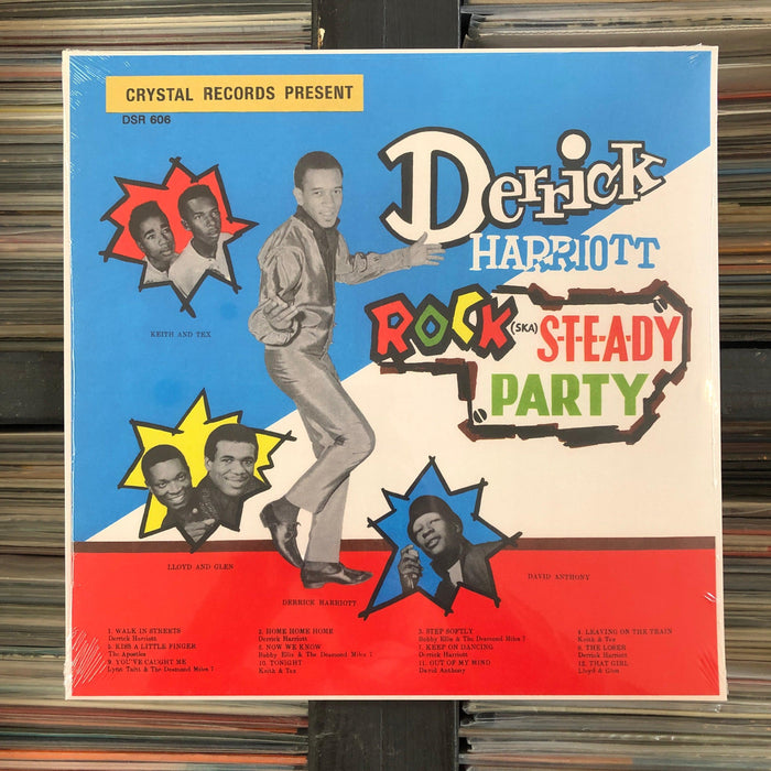 Derrick Harriott – Rock Steady Party - Vinyl LP. This is a product listing from Released Records Leeds, specialists in new, rare & preloved vinyl records.