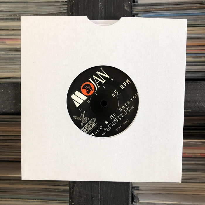 Mako & Mr Bristow – Mojan Edits - 7" Vinyl. This is a product listing from Released Records Leeds, specialists in new, rare & preloved vinyl records.