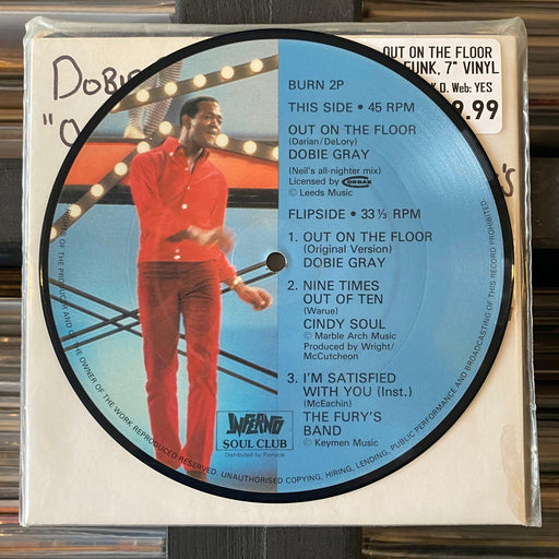 Dobie Gray - Out On The Floor - 7" Vinyl Picture Disc - 7" Vinyl. This is a product listing from Released Records Leeds, specialists in new, rare & preloved vinyl records.