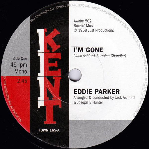 Eddie Parker - I'm Gone / Love You Baby - 7" Vinyl. This is a product listing from Released Records Leeds, specialists in new, rare & preloved vinyl records.