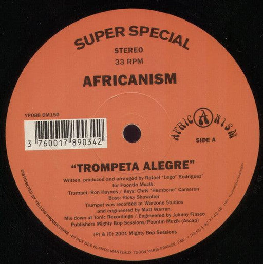 Africanism - Trompeta Alegre/Peplum Africa - 12" Vinyl. This is a product listing from Released Records Leeds, specialists in new, rare & preloved vinyl records.