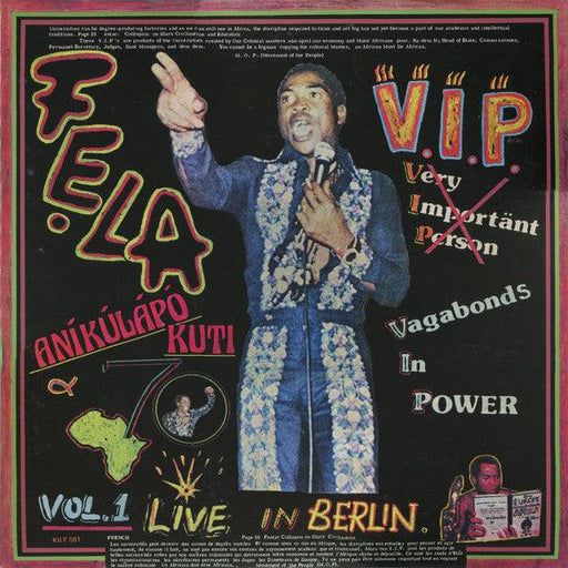 Fẹla Aníkúlápó Kuti & Afrika 70 ‎– V.I.P. (Vagabonds In Power) Vol. 1. This is a product listing from Released Records Leeds, specialists in new, rare & preloved vinyl records.