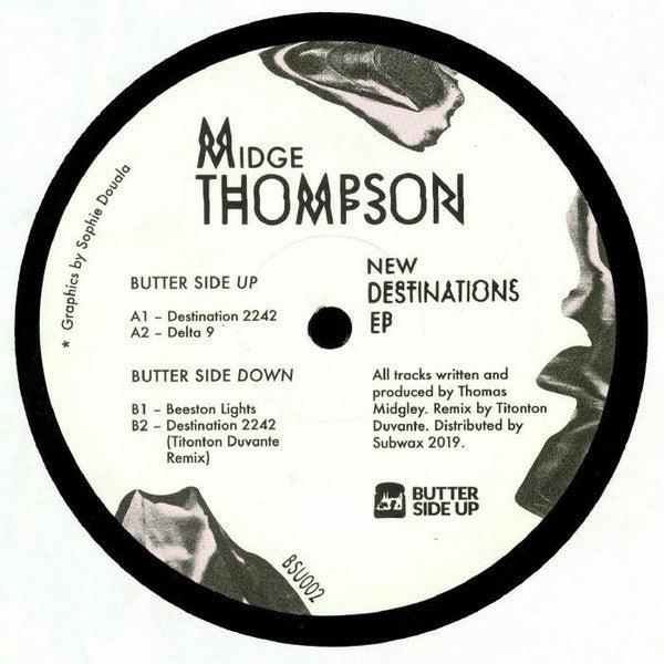 Midge Thompson - New Destinations - 2nd Hand EP. This is a product listing from Released Records Leeds, specialists in new, rare & preloved vinyl records.