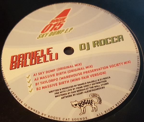 Daniele Baldelli & DJ Rocca ‎– Sky Dump EP. This is a product listing from Released Records Leeds, specialists in new, rare & preloved vinyl records.