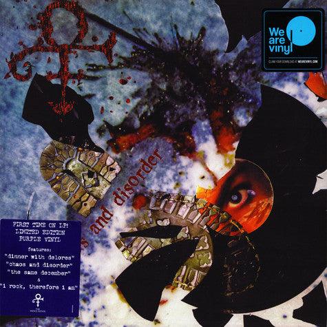 Prince - Chaos And Disorder - Vinyl LP. This is a product listing from Released Records Leeds, specialists in new, rare & preloved vinyl records.