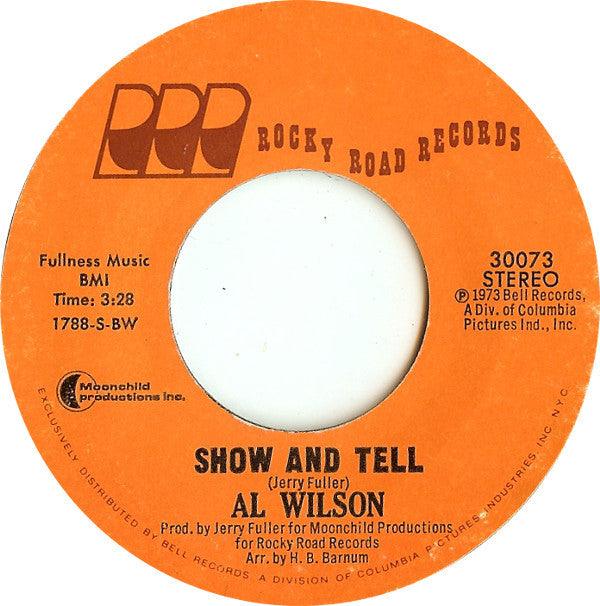 Al Wilson - Show And Tell // Listen To Me - 7" Vinyl. This is a product listing from Released Records Leeds, specialists in new, rare & preloved vinyl records.