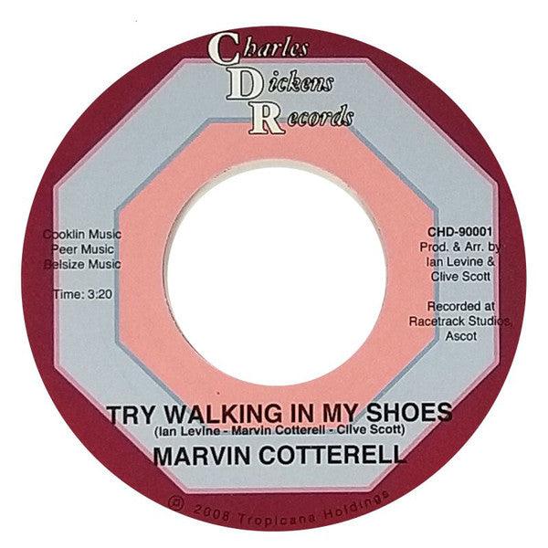Marvin Cotterell - Try Walking In My Shoes - 7" Vinyl. This is a product listing from Released Records Leeds, specialists in new, rare & preloved vinyl records.