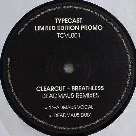 Clearcut - Breathless (Deadmau5 Remixes) - 12" Vinyl. This is a product listing from Released Records Leeds, specialists in new, rare & preloved vinyl records.