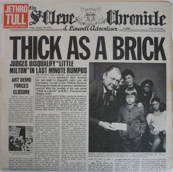 Jethro Tull - Thick As A Brick - Vinyl LP. This is a product listing from Released Records Leeds, specialists in new, rare & preloved vinyl records.