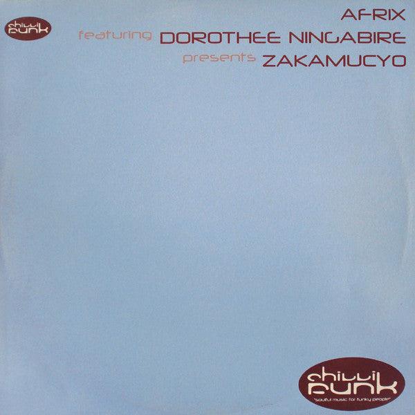 Afrix Featuring Dorothee Ningabire - Zakamucyo - 12" Vinyl. This is a product listing from Released Records Leeds, specialists in new, rare & preloved vinyl records.