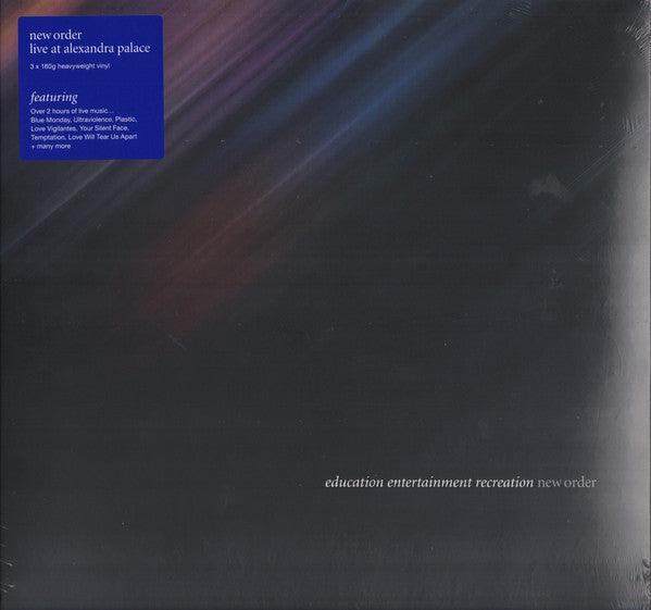 New Order - Education Entertainment Recreation - 3 x Vinyl LP. This is a product listing from Released Records Leeds, specialists in new, rare & preloved vinyl records.