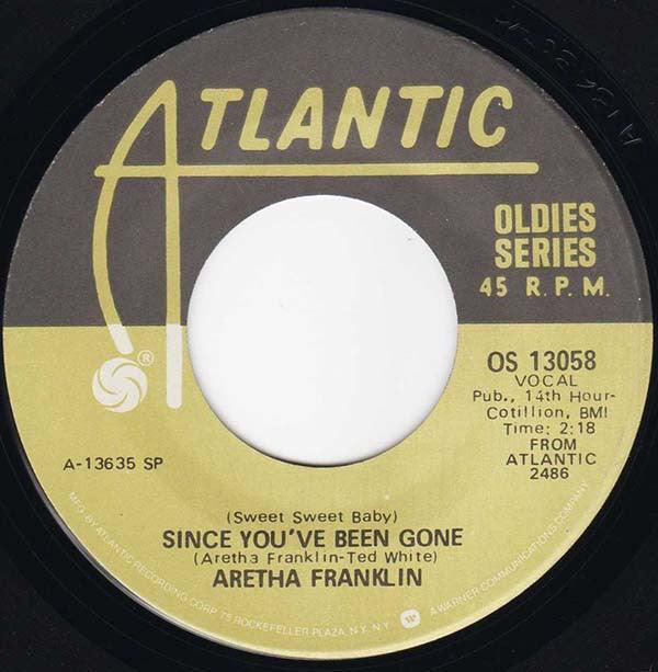 Aretha Franklin - Since You've Been Gone // Ain't No Way - 7" Vinyl. This is a product listing from Released Records Leeds, specialists in new, rare & preloved vinyl records.