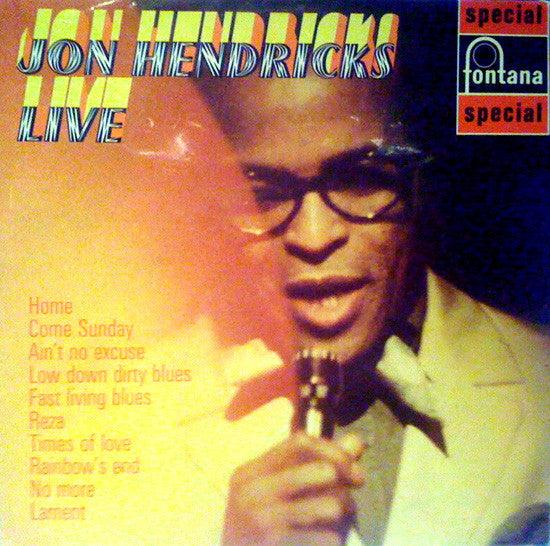 Jon Hendricks - Jon Hendricks Live - Vinyl LP. This is a product listing from Released Records Leeds, specialists in new, rare & preloved vinyl records.