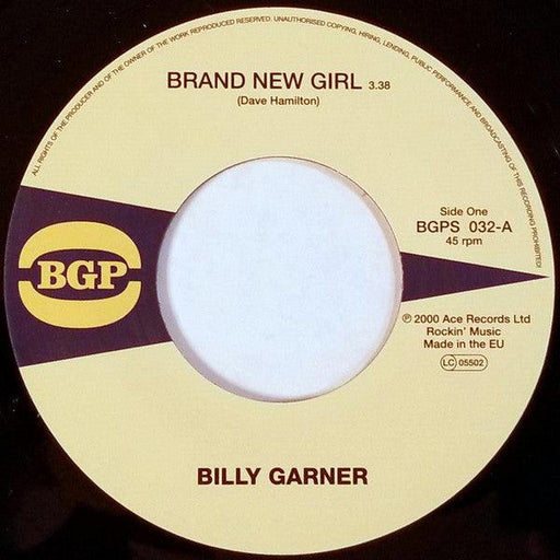 Billy Garner - Brand New Girl / I Got Some Pt 1 - 7" Vinyl. This is a product listing from Released Records Leeds, specialists in new, rare & preloved vinyl records.