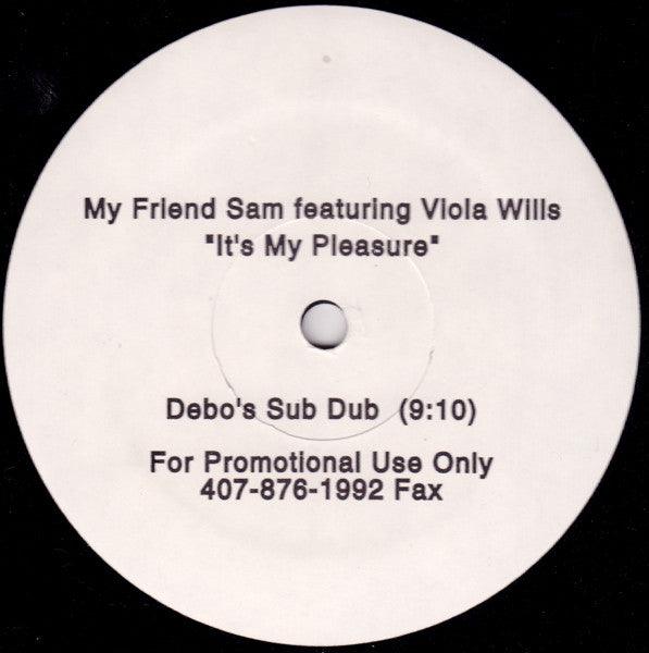 My Friend Sam - It's My Pleasure (Debo Mixes) - Promo 1996 - - 12" Vinyl. This is a product listing from Released Records Leeds, specialists in new, rare & preloved vinyl records.