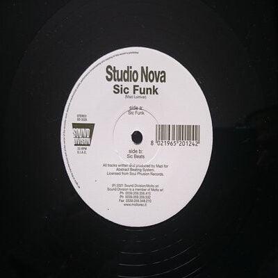 Studio Nova - Sic Funk - 12" Vinyl. This is a product listing from Released Records Leeds, specialists in new, rare & preloved vinyl records.