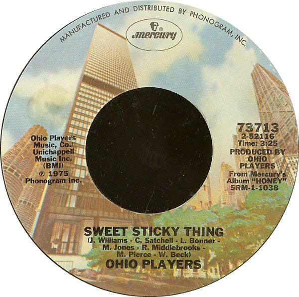 Ohio Players - Sweet Sticky Thing // Alone - 7" Vinyl. This is a product listing from Released Records Leeds, specialists in new, rare & preloved vinyl records.