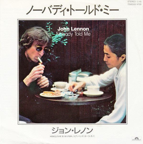 John Lennon - Nobody Told Me - 7" Vinyl - Japanese Import. This is a product listing from Released Records Leeds, specialists in new, rare & preloved vinyl records.