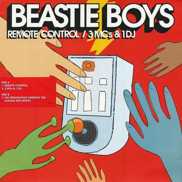 Beastie Boys - Remote Control / 3 MCs & 1 DJ - 12" Vinyl. This is a product listing from Released Records Leeds, specialists in new, rare & preloved vinyl records.