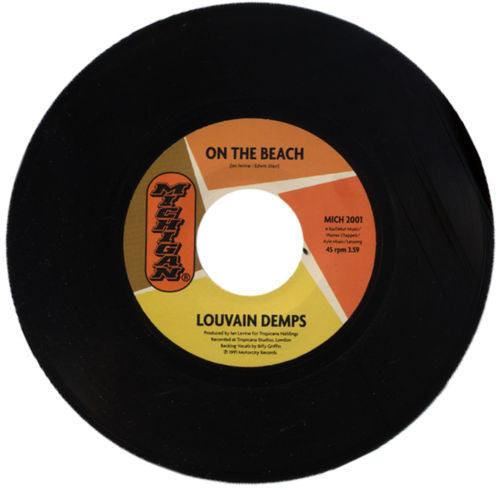 Louvain Demps - On The Beach - 7" Vinyl. This is a product listing from Released Records Leeds, specialists in new, rare & preloved vinyl records.